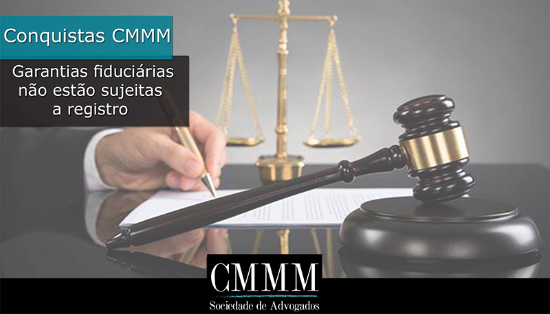 garantias fiduciarias nao estao sujeitas a registro